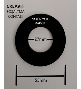 CREAVİT - GÖMME REZERVUAR İÇ TAKIM CONTASI (DIŞ ÇAP 55mm / İÇ ÇAP 27mm )
