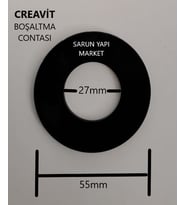 CREAVİT - GÖMME REZERVUAR İÇ TAKIM CONTASI (DIŞ ÇAP 55mm / İÇ ÇAP 27mm )