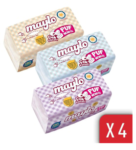 Maylo Puf Mendil Kış Serisi 150 Yaprak 4'lü Paket