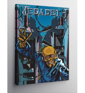 Kanvas Tablo Megadeth