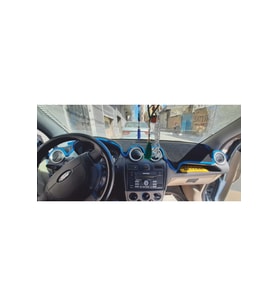 2002-2009 Modellerine Uygun Ford Fiesta Torpido Koruma Halısı Siyah Kenar Renk Siyah