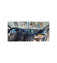 2002-2009 Modellerine Uygun Ford Fiesta Torpido Koruma Halısı Siyah Kenar Renk Siyah