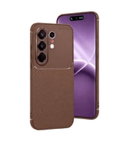 Camon 50 5G Auto Focus Karbon Kapak - Kahverengi