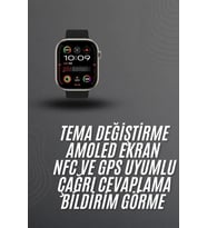 Akıllı Saat 2.02 İnch Nabız Ölçer Arama Konuşma Müzik Dinleme