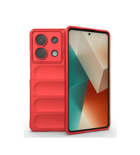 Xiaomi Poco X6 Kılıf Optimum Silikon - Kırmızı