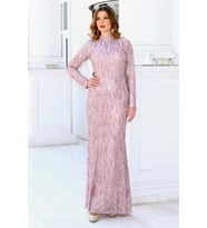 Işıltı Abiye Lila AHN268