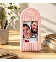 Küçük Dekoratif Çerçeve Kişiye Özel Fotoğraflı Masaüstü