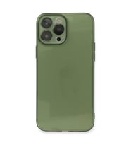 Apple iPhone 13 Pro Kılıf Fly Lens Silikon - Yeşil