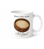 Bendir Temalı Baskılı Kupa Bardak Müzik Hediye Porselen Mug