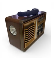 EREN Güneş Panelli 17 cm 3 Bant Nostajik Usb Bluetooth Radyo 1015