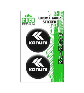Kanuni Koruma Takozu 4X4 İkili Damla Sticker