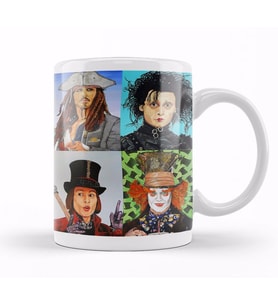 Johnny Depp Kupa Bardak Porselen