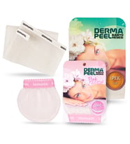 Dermapeel Doğal İpek Banyo Kesesi + Pink Touch Yüz Kesesi Set