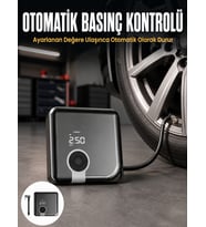 Kompakt Tasarımlı LED Işıklı Taşınabilir Ha Kompresörü Yeni Nesil