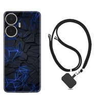 Realme C55 Kılıf Resimli Boyun Askılı İpli Desenli Silikon Series Karmaşık 1874