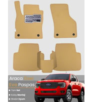 FORD RANGER (2022-2024) Uyumlu EVA Paspas Tam Set–Araca Özel,Su Geçirmez,Kolay Montaj
