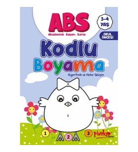 ABS 3-4 Yaş Kodlu Boyama