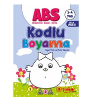 ABS 3-4 Yaş Kodlu Boyama