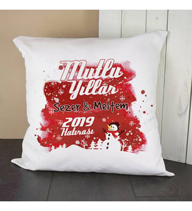 Kişiye Özel Mutlu Yıllar İsme Özel Yastık