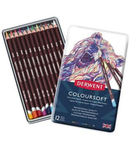 DERWENT COLOURSOFT 12 Lİ TENEKE KUTU