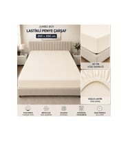 200x200 Çarşaf 200x200 Lastikli Penye Çarşaf Kenarı Ekli En Büyük Boy %100 Penye Ve Pamuktan