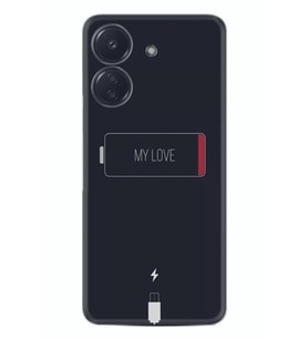 Xiaomi Redmi 13c Kılıf Desenli Silikon My Love 1402