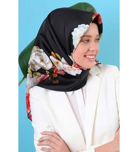 Levidor Yeni Sezon Trend Polyester Twill (Tivil) Eşarp Modeli Tesettür Nağme LDT193-01 (04)