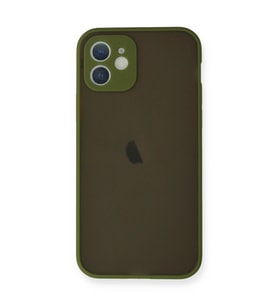 Apple İphone 12 Mini Kılıf Montreal Silikon Kapak - Açık Yeşil