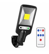 Güneş Enerjili 30 COB LED Duvar Lambası Hareket Sensörlü Uzaktan Kumandalı IP65 Su Geçirmez Dış Mekan Bahçe Aydınlatma