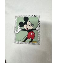 ÜTÜ İLE YAPIŞAN SEVİMLİ FARE TRANSFER BASKI ARMA 10X9 CM