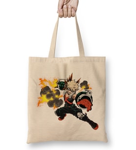 Bakugou Katsuki 02 Bez Çanta Uzun Saplı