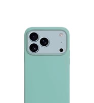 Apple iPhone 17 Pro Max Liquid Lansman Silikon Kılıf Mint Yeşil