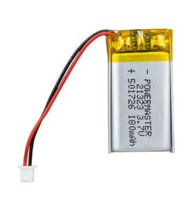 Powermaster 3.7 Volt 180 Mah Lityum Polimer Şarjlı Pil 5X17X26 mm Akıllı Saat Kulaklık Pili