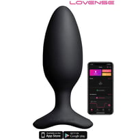 Lovense HUSH 2 Telefon ve Bluetooth Kontrollü  Plug 1.75¨ (Siyah)