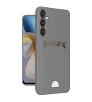 Northcity Samsung Galaxy A16 5G Kılıf Kelvin Kartvizitli Silikon - Gri
