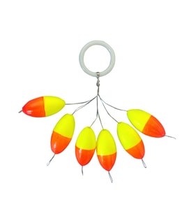 Crystal Renkli Şamandıra Stopper No:5 (6'lı)