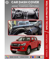 ISUZU D-MAX RT50 KASA (2012-2019) Torpido Örtüsü Ön Göğüs Koruma Torpido Koruma Tam Uyum Uv Koruma