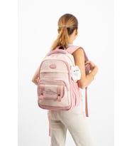 Ventis Unisex Okul Çantası Lise Ortaokul Maskotlu Sırt Çantası 43*30 Cm Çok Cepli Vnt5-H