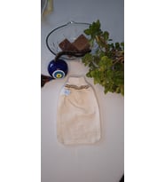 EKER-KONFOR HIZLIGİY KESE-Lastikli Kese- Banyo ve Duş Kesesi-Doğal Özel Dokuma-Standart Kese
