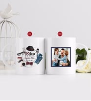 BK Gift Kişiye Özel Babalar Günü Hediyesi Fotoğraflı Kupa Bardak-98 (Beyaz)