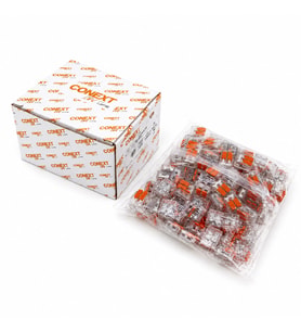 100 ADET NO 2 0.2X4.0 KABLO GEÇMELİ MANDALLI BUAT KLEMENS (5343)