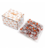 100 ADET NO 2 0.2X4.0 KABLO GEÇMELİ MANDALLI BUAT KLEMENS (5343)