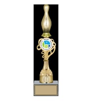 ODAK KUPA - Figürlü Kupalar - Bowling / Pin Figürlü Kupalar FG-033 C - 37 cm