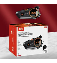 Blic Motosiklet intercom 1500mAh RGB ışıklı su geçirmez