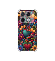 PrintiFy İnfinix Gt20 Pro ile Uyumlu Düşlerin Dansı Serisi Çiçeklerin Dansı Tasarımlı Uv Baskılı Köşe Korumalı Antişok Kılıf