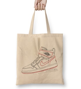 Nike Air Jordan 1 Bez Çanta Uzun Saplı