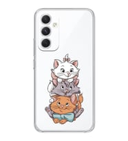 Samsung Galaxy S23 FE Uyumlu Marie Kedi Tasarımlı Şeffaf Telefon Kılıfı