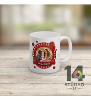 Stüdyo 14 Annler Günü Kişiye Özel Tasarlanabilir Resim + Yazı Kupa Mug - Anneler Günü Hediyesi-