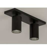 MYLİGHTS  İKİLİ LED AVİZE LED SPOT LED ARMATÜR MAT SİYAH 