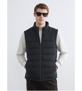LCW Vision Petrol Slim Fit Dik Yaka Erkek Şişme Yelek